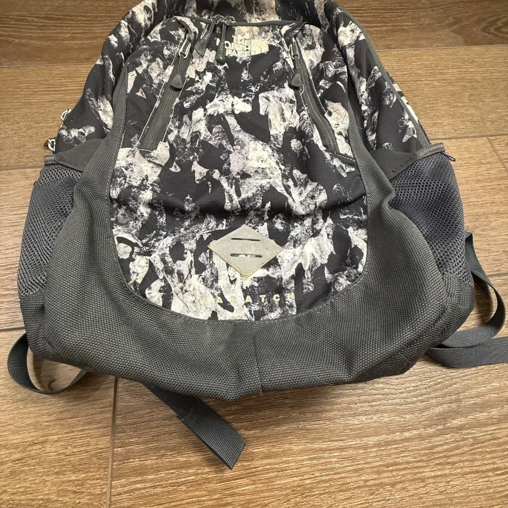 The North Face Wasatch Laptop Backpack, Black/White, Back to School